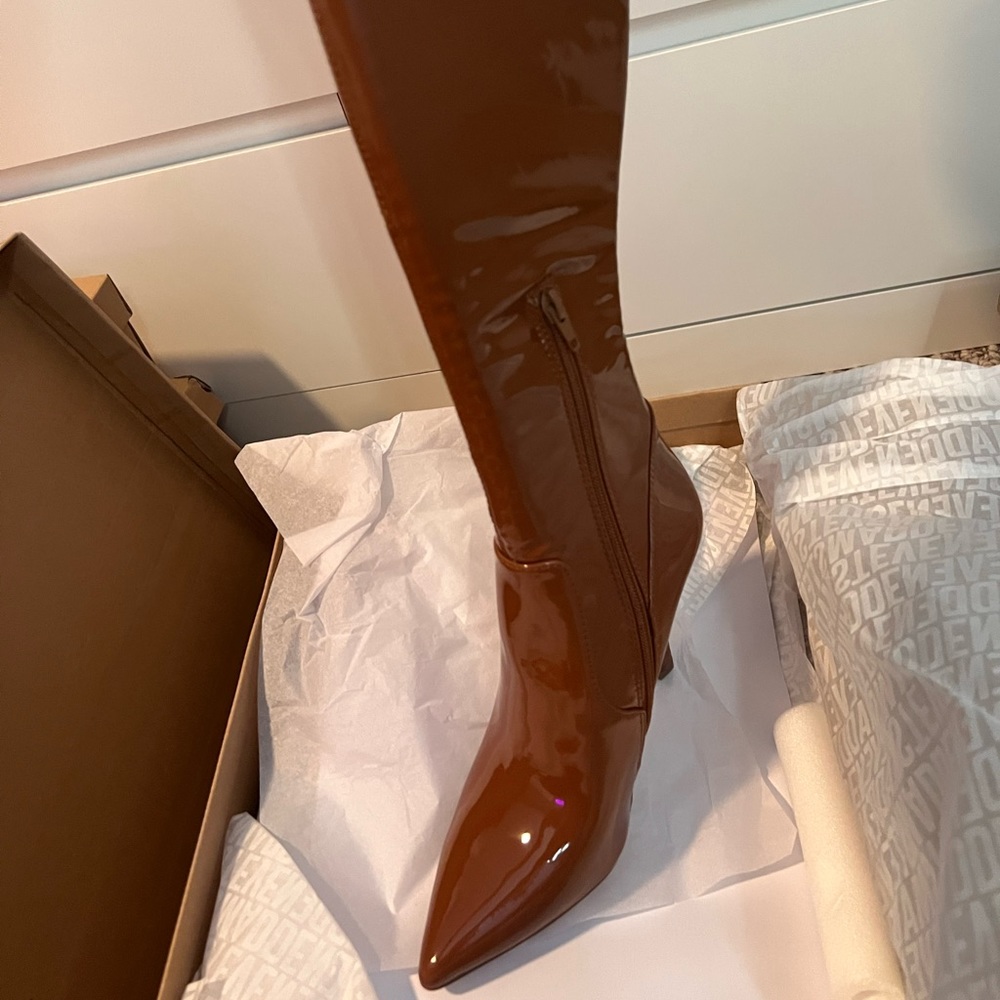 Steve Madden, womens size 9, thigh high, over the knee brown boots